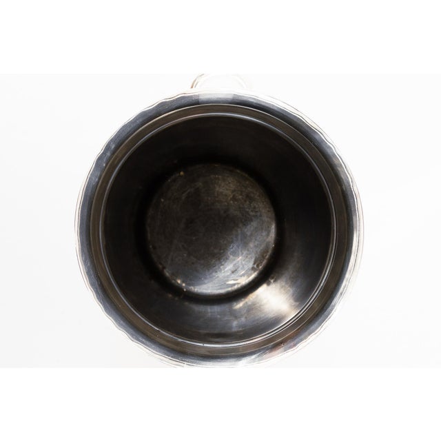 Metal Champagne Bucket in Alpaca Silver, 1920s For Sale - Image 7 of 11
