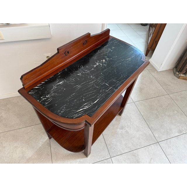 Art Nouveau Side Table in Mahogany, 1920s For Sale - Image 10 of 14