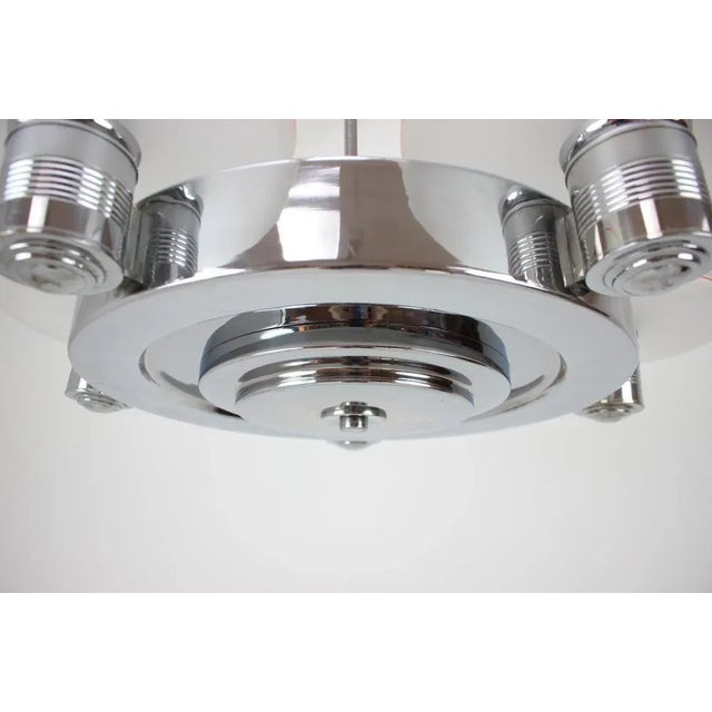 Art Deco Chandelier, 1930s For Sale - Image 3 of 11