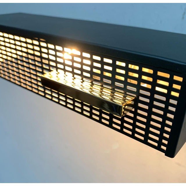 Mid-Century German Minimalist Perforated Wall Lamp, 1960s For Sale - Image 6 of 18