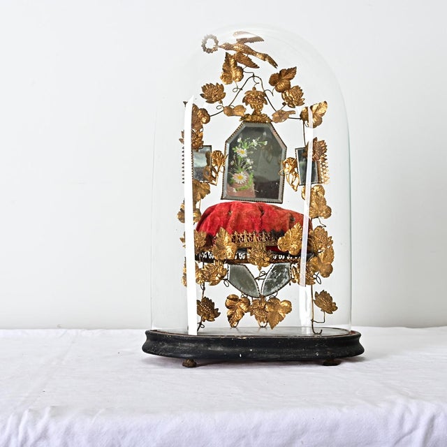 French 19th Century Marriage Dome on Stand For Sale - Image 12 of 13