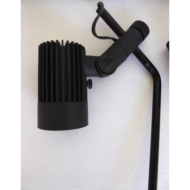 Black Pair Minimalist Clip-On Desk / Shelf Task Lights by Roger Tallon for Erco Leuchten Germany 1970s For Sale - Image 8 of 11