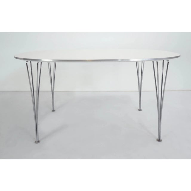 Model 3107 Side Chairs by Arne Jacobsen for Fritz Hansen, 1950s, Set of 6 For Sale - Image 9 of 10