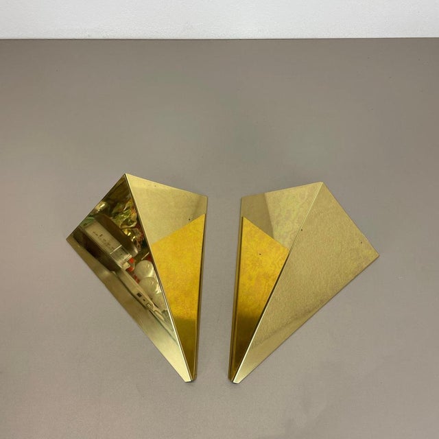 Brass Wall Light Sconces from Bankamp Leuchten, Germany, 1980, Set of 2 For Sale - Image 9 of 16
