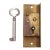 Left Hand Brass Half Mortise Cabinet Lock With Steel Key For Sale