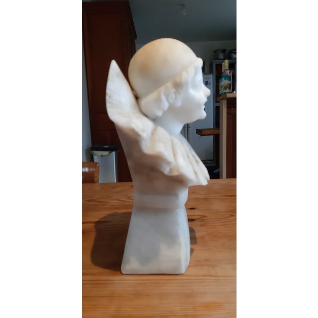Pugi Guglielmo, Pierrot, 1850, Marble For Sale - Image 6 of 11