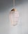 Art Deco Pendant Light in Faceted Satin Glass, 1920s For Sale - Image 11 of 11