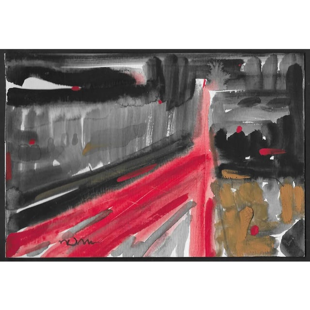 Painting Taos and Denver, Colorado artist Norbert Voelkel (Germany, born 1945). Signed lower left. The sketchbook is of...