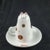 2000s Maneki Neko Cat Teacup Upside Down Cup and Saucer Set- 2 Pieces For Sale - Image 4 of 10