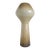 17+ Iin. Massimo Vignelli Venini Fungo Style Murano Beige Striped Art Glass Vase For Sale