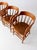 Early 20th Century Antique Wood Captain's Chairs Set 3 For Sale - Image 5 of 15