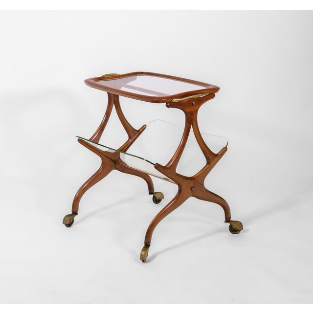 Mid-Century Modern Mid-Century Modern Italian Magazine Rack by Cesare Lacca, 1950s For Sale - Image 3 of 18