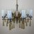 Mid-Century Modern Large Mid-Century Italian Sculptural Chandelier in Brass and Glass, Italy, 1950s For Sale - Image 3 of 18