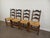 Tan Brutalist Chairs, 1950s, Set of 4 For Sale - Image 8 of 18