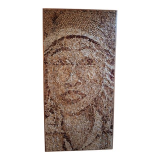Stunning One-of-a-Kind Large-Scale Mosaic Portraits From 1000s of Natural Corks That Merge Luxury Wine Culture With Sustainable Fine Art For Sale