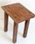 Spanish Colonial Rustic Oak Stool For Sale - Image 9 of 18