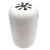 Traditional Modernist David Gil Art Pottery Vase in White Glaze With Iconic Asterisk Opening – 1995 For Sale - Image 3 of 5