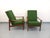 Vintage Scandinavian Chairs in Teak and Green Fabric, 1960s, Set of 2 For Sale - Image 16 of 18