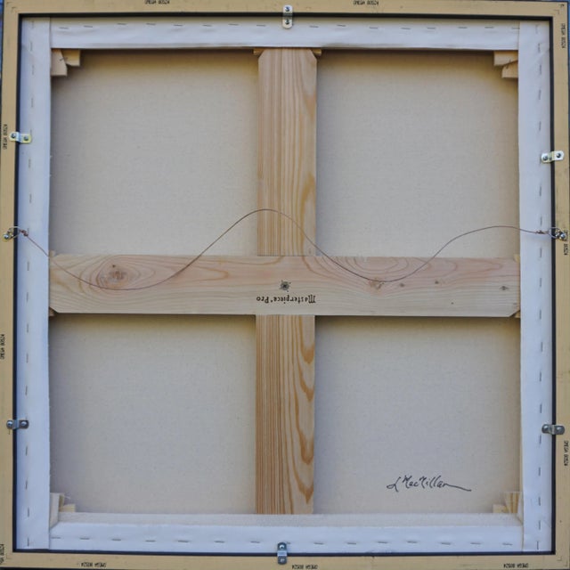 Contemporary "You Must Remember This" Abstract Painting by Laurie MacMillan, Framed For Sale - Image 3 of 6