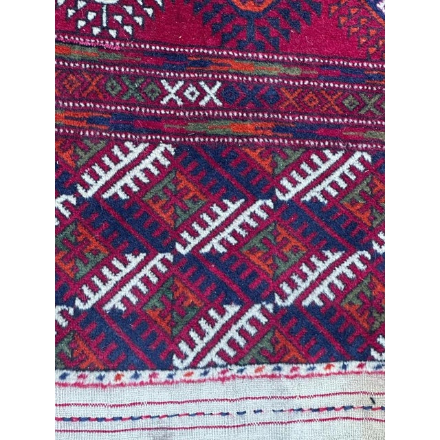 Textile Large Vintage Bokhara Rug, 1980s For Sale - Image 7 of 16