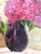 Wood Vintage Original Oil Painting “Lilacs in Vase” in Wood Frame For Sale - Image 7 of 13