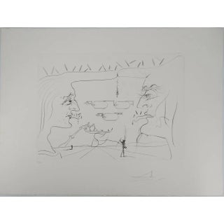 Salvador Dali, Homage to Leonardo da Vinci: the Telegraph, 1975, Etching For Sale