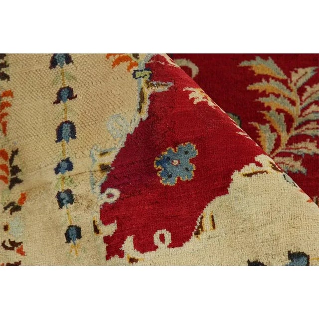 1960s Old Persian Kashan Masterpiece Rug 10’8″ X 14’4″ For Sale - Image 4 of 12