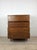 Mid Century Modern Four Drawer Highboy Dresser With Chrome Hardware For Sale - Image 4 of 14