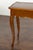 French 19th Century Walnut Side Table with Leather Top and Long Lateral Drawer For Sale - Image 9 of 12