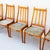 Mid-Century Modern Vintage Danish Modern Mid Century Teak Slat Back Dining Chairs For Sale - Image 3 of 15
