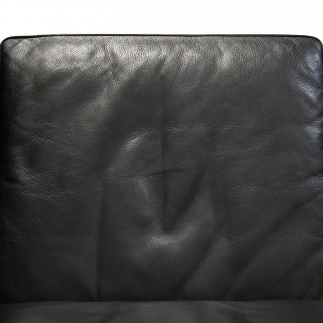 2213 Three-Seater Sofa in Black Leather by Børge Mogensen, 2000s For Sale - Image 17 of 18