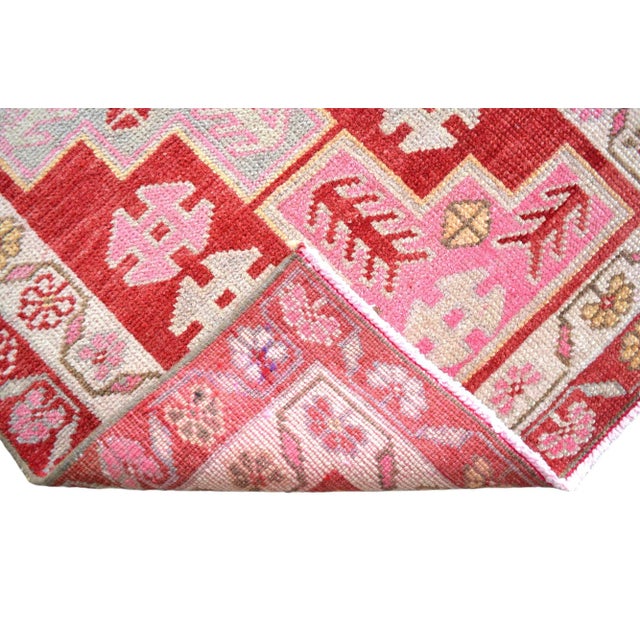 Kurdish Runner Rug . Hand-Knotted Herki Runner Rug Kitchen Island Hallway Decor - 2′9″ × 11′11″ For Sale - Image 10 of 10