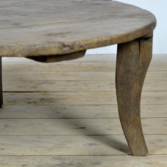 Rustic Vintage Coffee Table in Pine, 1920 For Sale - Image 3 of 8