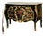 French Louis XV Floral Bombe Chest – Ornate Marble Top Dresser With Gilded Gold Leaf Details For Sale