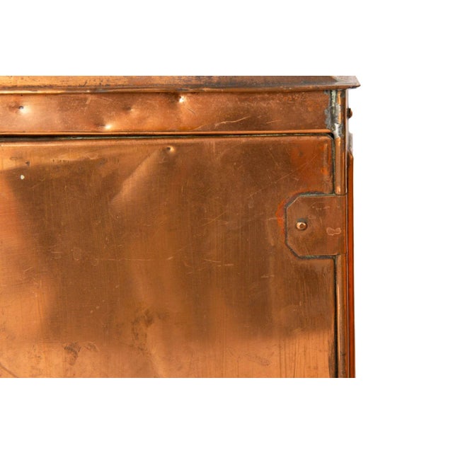 Pair of English Copper Ship’s Starboard & Port Ship's Lanterns For Sale - Image 10 of 13