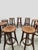 1970s Vintage Brutalist Wooden Barstools, 1970s, Set of 19 For Sale - Image 5 of 8