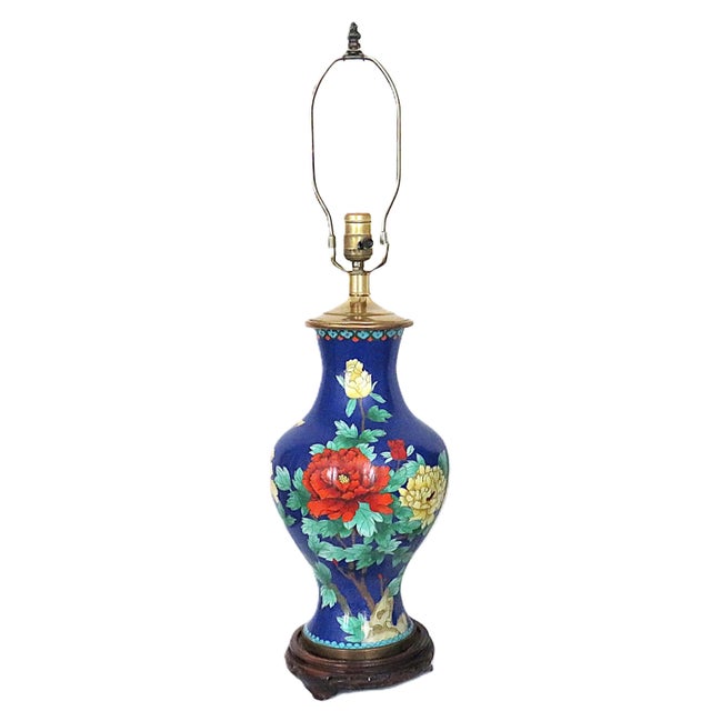FREE SHIPPING ANYWHERE IN THE CONTINENTAL US! This is a set of fabulous Chinese cloisonne table lamps. Features bright...