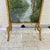 Late 20th Century Faux Bamboo Giltwood French Decorative Firescreen For Sale In Atlanta - Image 6 of 11