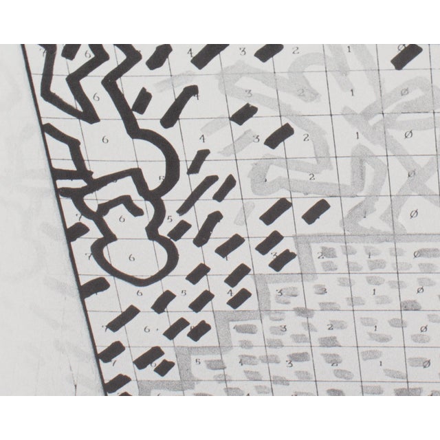 1990s Don Herron 1991 “Tubshots” Keith Haring Exhibition Poster For Sale - Image 5 of 6