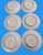Fitz and Floyd Vintage Fitz and Floyd Porcelain Renaissance Blue Platters - Set of 6 For Sale - Image 4 of 10