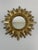 Mid-Century Modern Vintage Mid Century Modern Gilded 12.5" Sunburst Wall Accent Mirror For Sale - Image 3 of 17