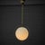 A functionalist globe pendant lamp produced by an unidentified Swedish manufacturer in the 1930s. This elegant design...