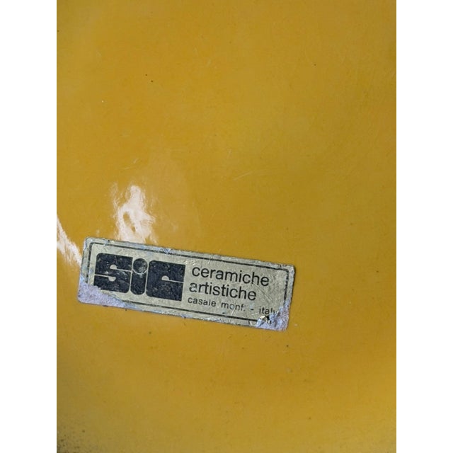 Ceramic Vintage Plates from SIC Scuola Italiana Ceramiche, Italy, 1970s, Set of 6 For Sale - Image 7 of 14