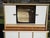 Two-piece kitchen buffet by Weiler, made in Alsace, France, in the 1960s. Lower section: three-door sideboard on wooden...