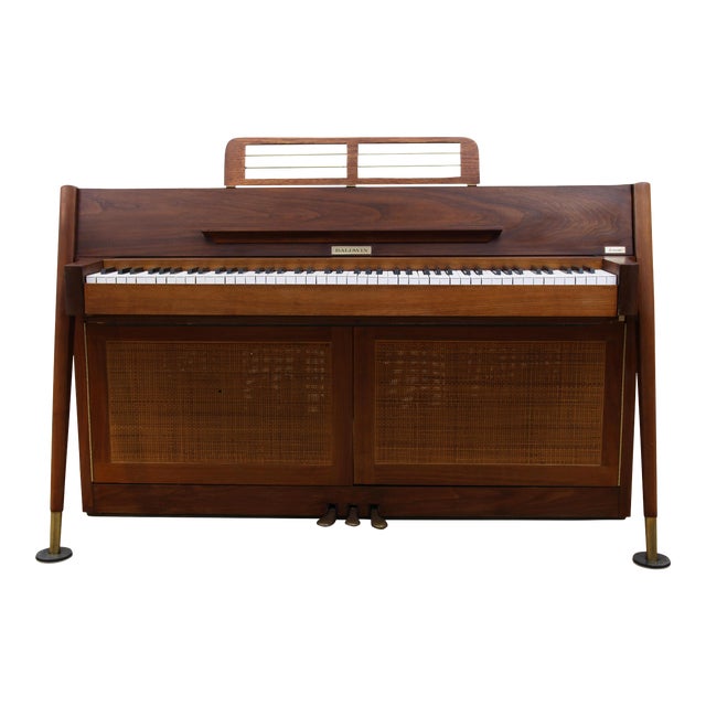 Baldwin Acrosonic MidCentury Modern Piano Wine Bar With Storage Chairish