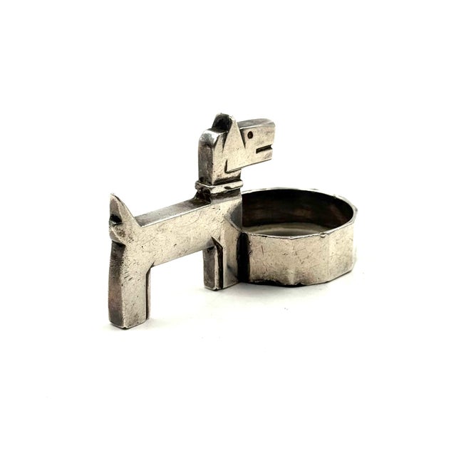 Art Deco Silver-Plated Ric & Mac Small Ashtray, Edouard Marcel Sandoz, Gallia Christofle, France 1930s For Sale - Image 12 of 14