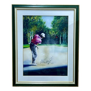 Victor Spahn, Golfer, 1990s, Lithograph For Sale