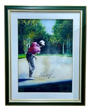 Victor Spahn, Golfer, 1990s, Lithograph