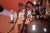 Eight-armed dutch chandelier decorated with fish. Patinated brass. The chandelier is for classic candle bulbs with an e14...
