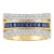 Stunning 18k Gold Blue Sapphire & Diamond Halo Ring, 1.02ct, New For Sale